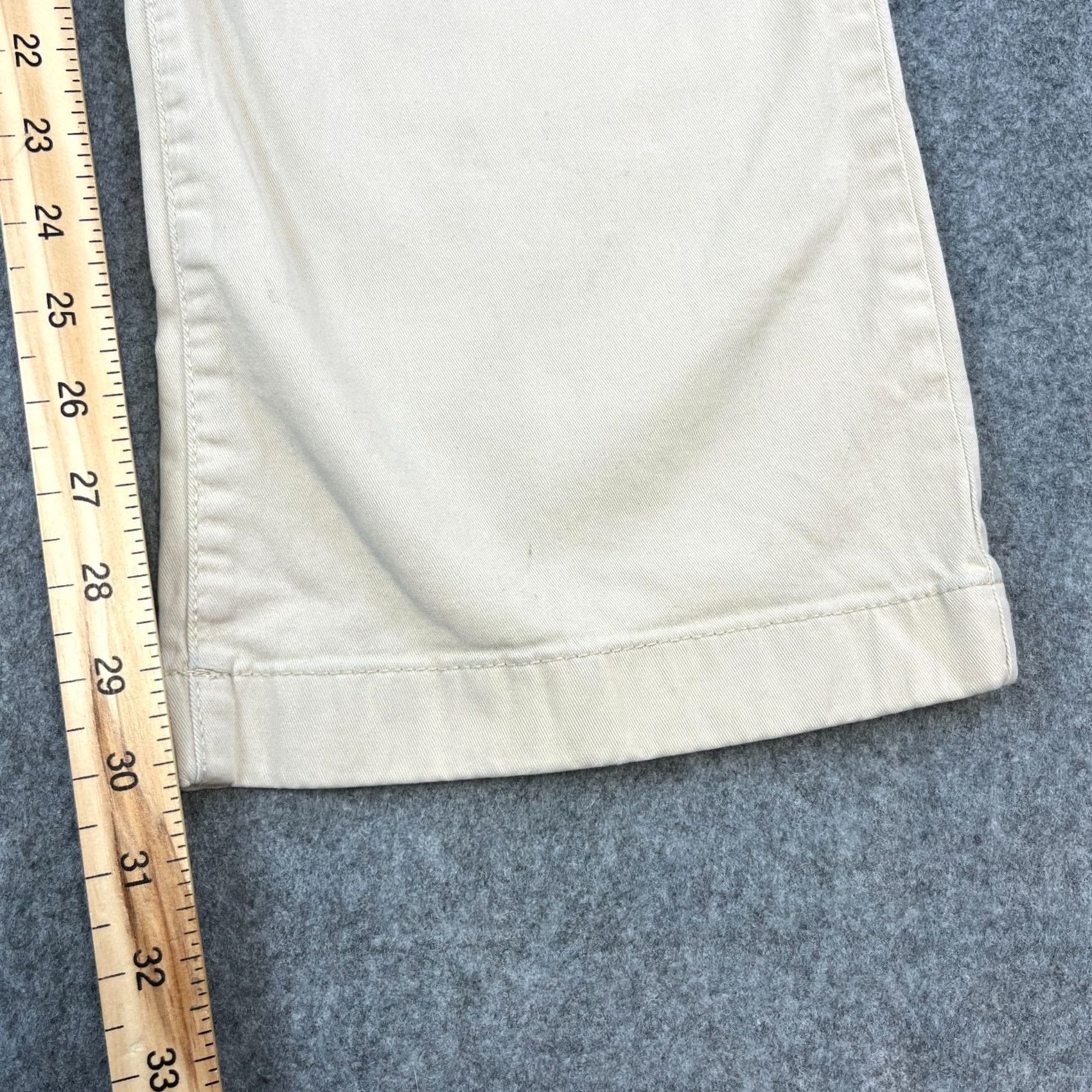 Tommy Hilfiger Tommy Hilfiger Womens Trousers Bootcut 28 30 UK 8 Cream Low Rise Chino Pants Cargo/Workwear Suitable Mens Womens Size 30" / US 8 / IT 44 - 4 Thumbnail