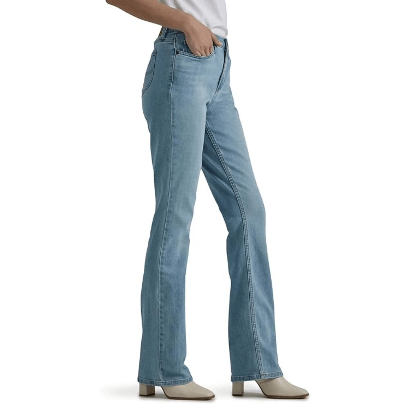 Lee Lee Women's Legendary Mid Rise Bootcut Jean, Size 16 Long Size 38" / US 16 / IT 52 - 2 Thumbnail
