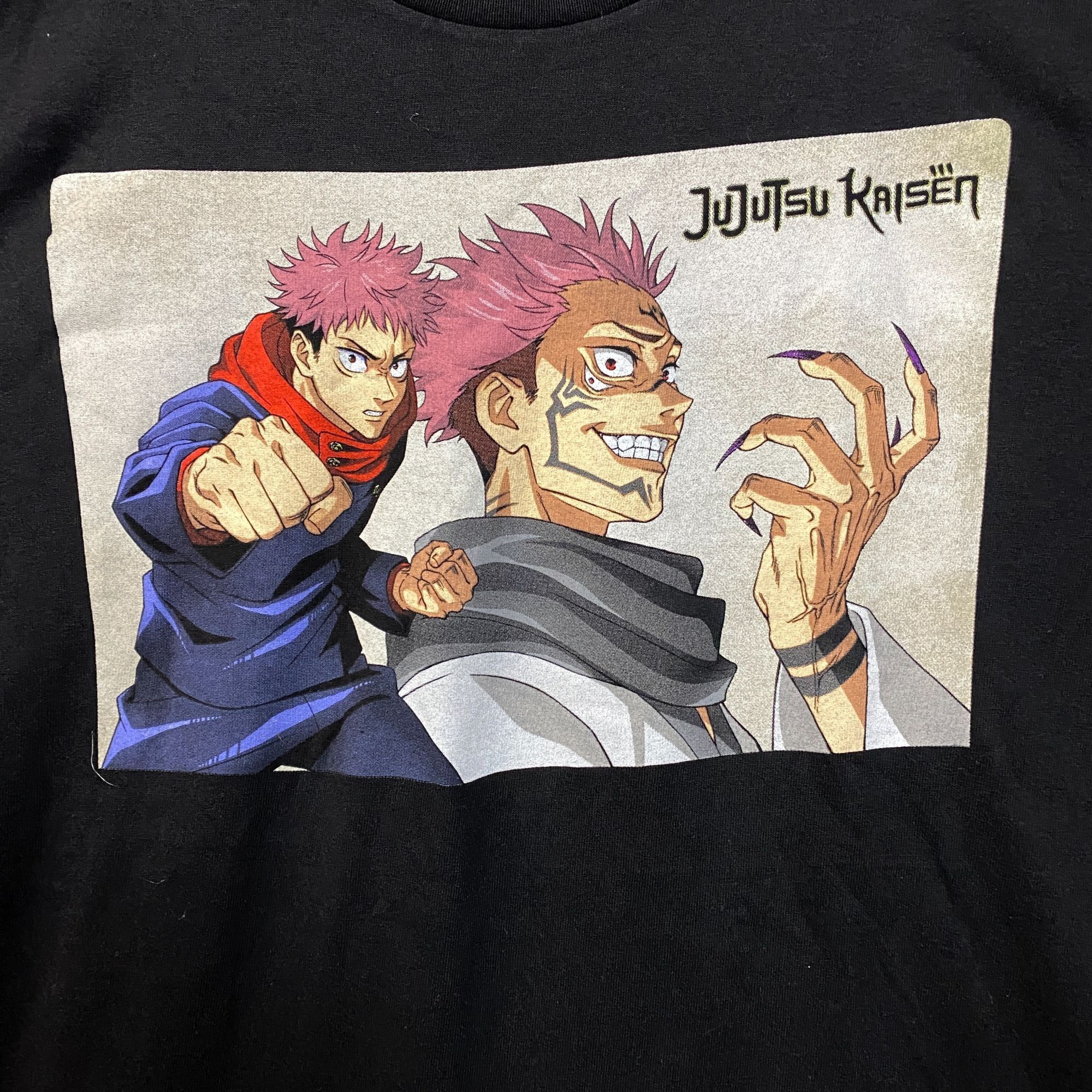 Anime Jujutsu Kaisen Itadori Yuji & Ryoumen Sukuna - Claw - T-Shi Size US L / EU 52-54 / 3 - 2 Thumbnail