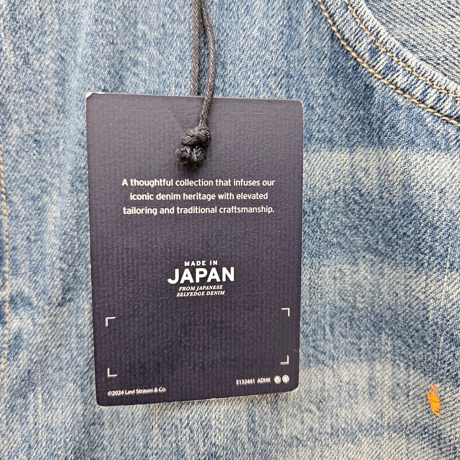 Levi's LEVIS WOMEN'S 34X32 JAPANESE MADE SELVEDGE PLANK STRAIGHT Size 34" / US 12 / IT 48 - 5 Thumbnail