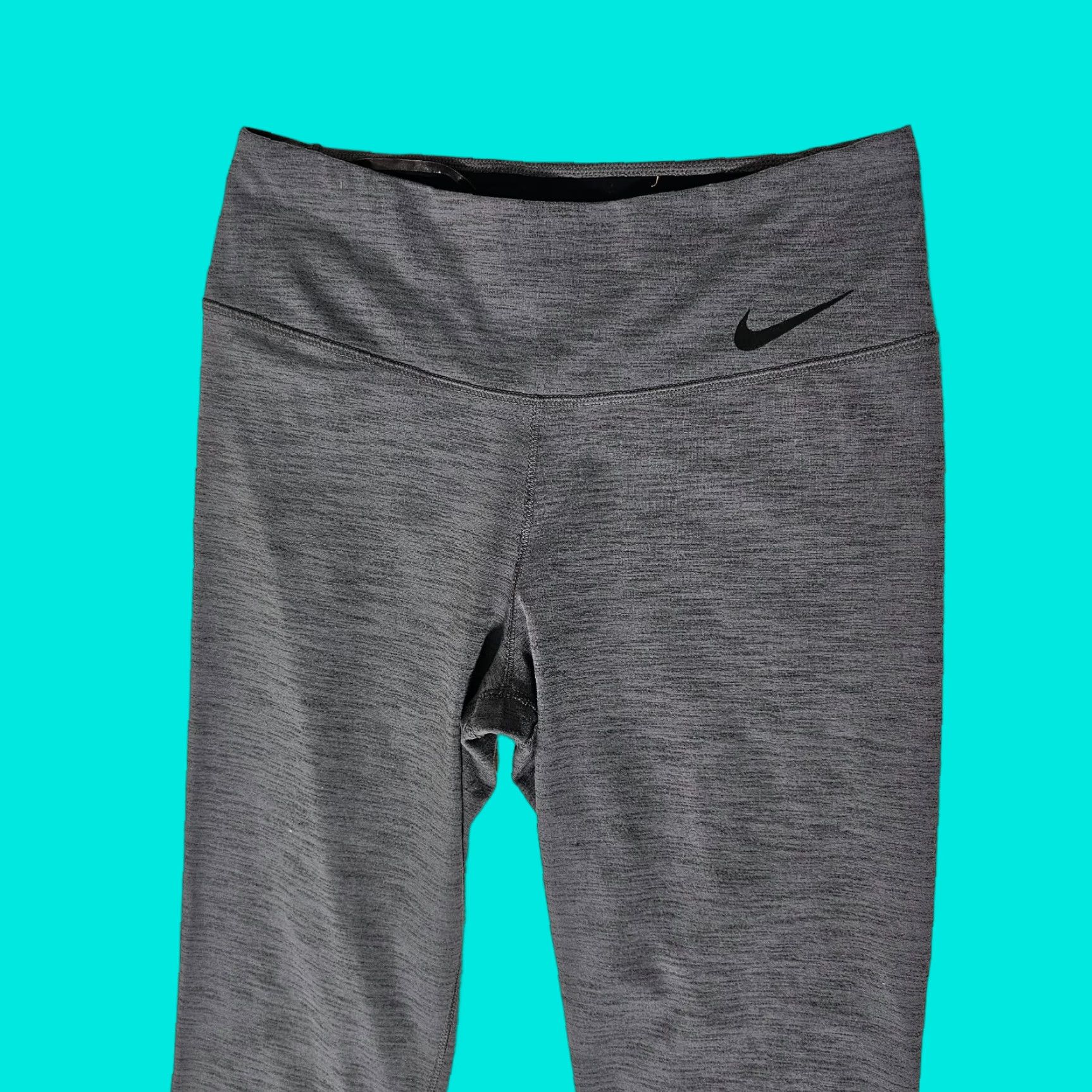 Nike Nike Dri-FIT Pants Jogger Women M Gray Activewear running yoga tights Size 32" / US 10 / IT 46 - 1 Thumbnail