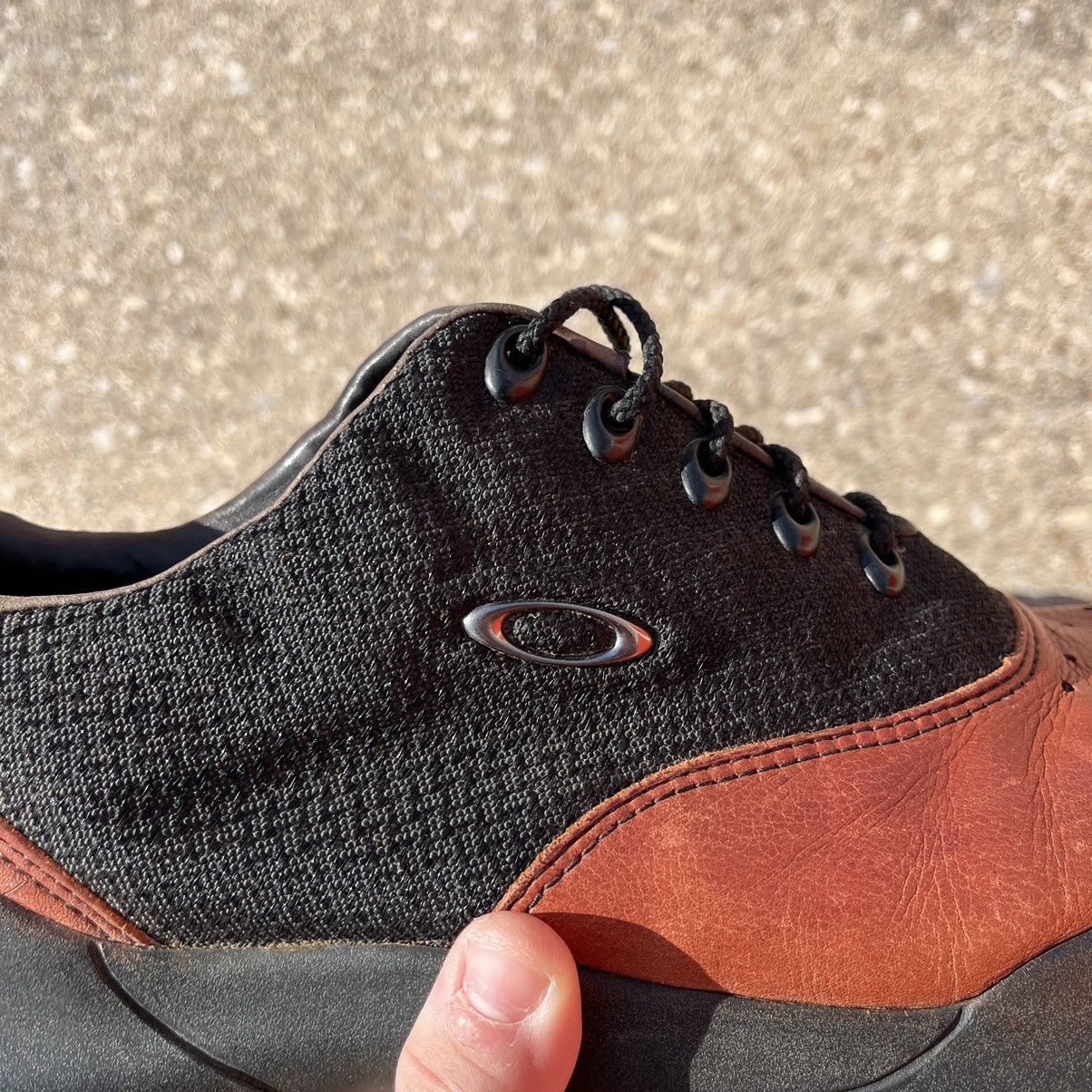 Oakley × Vintage 90s Rare Oakley Leather Derby Shoes Size US 12.5 / EU 45-46 - 4 Thumbnail