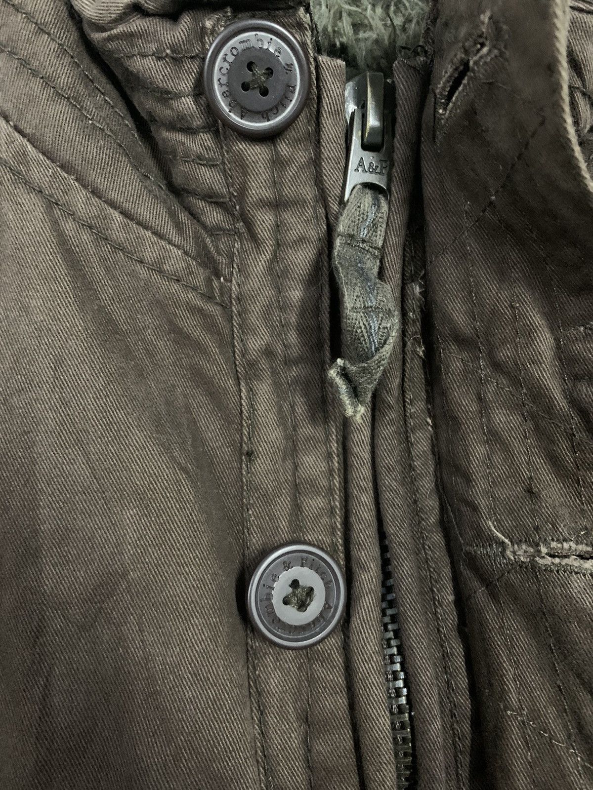 14th Addiction Abercrombie & Fitch Heavy Faux Fur Lined Adirondack Jacket Size US L / EU 52-54 / 3 - 8 Thumbnail