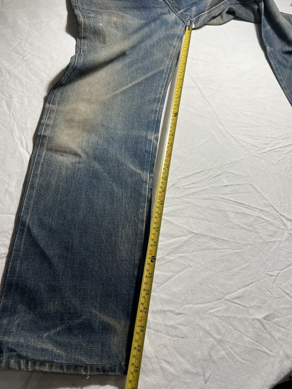 Yohji Yamamoto INED HOMME distressed denim Size US 30 / EU 46 - 4 Thumbnail