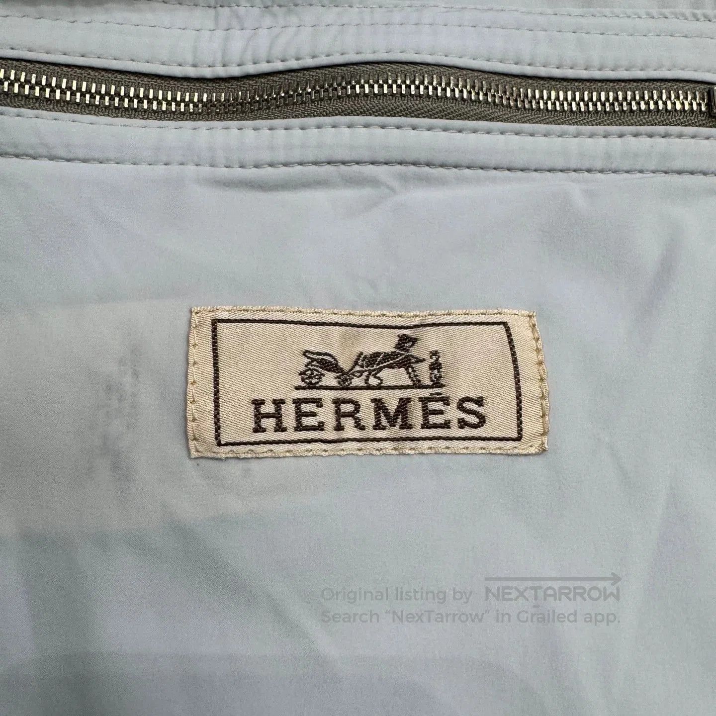 Hermes Hermes Blue Gray Check Jacket. Size US S / EU 44-46 / 1 - 2 Thumbnail