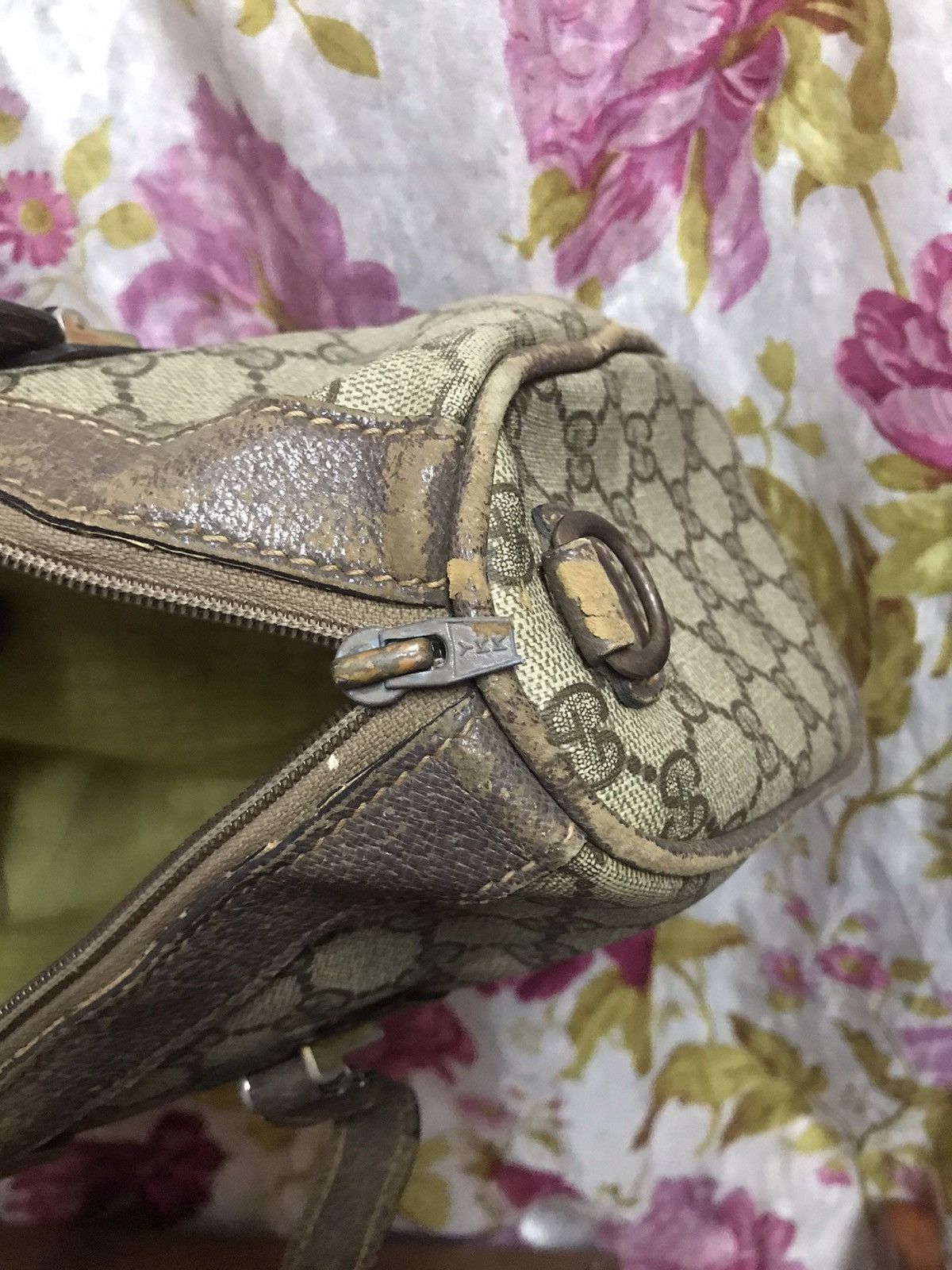Gucci × Vintage Authentic Vintage Gucci Boston Bag Size ONE SIZE - 10 Thumbnail