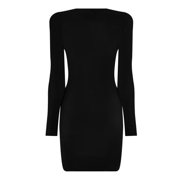 Balenciaga o1g2r1mq0924 Mini Dress in Black Size M / US 6-8 / IT 42-44 - 2 Thumbnail