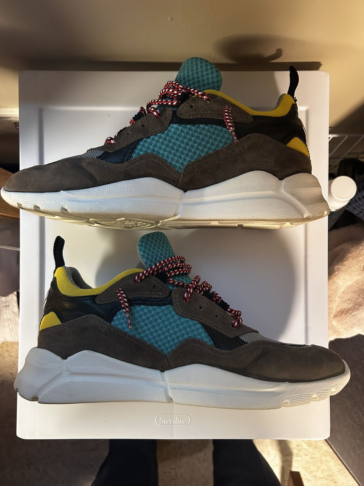 Moncler Moncler Multicolor Calum Sneaker SS18 Size US 12 / EU 45 - 4 Thumbnail