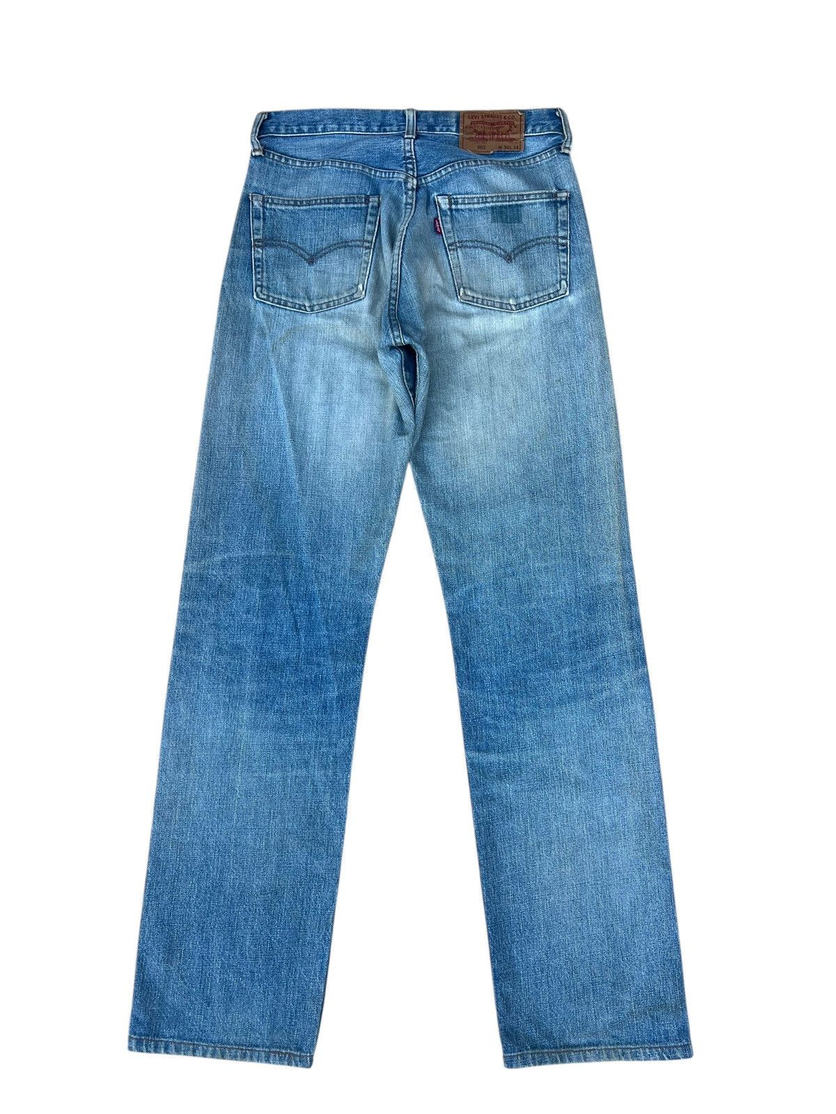 Levi's 1993 Levi’s 502 XX Big E Fade Aging Mud Denim Selvedge Jeans Size US 30 / EU 46 - 15 Thumbnail
