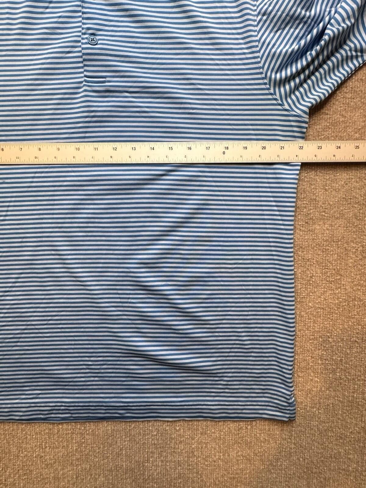 Other Walter Hagen 11 Majors Men's Med Blue Stripe Golf Polo [701] Size US M / EU 48-50 / 2 - 7 Thumbnail