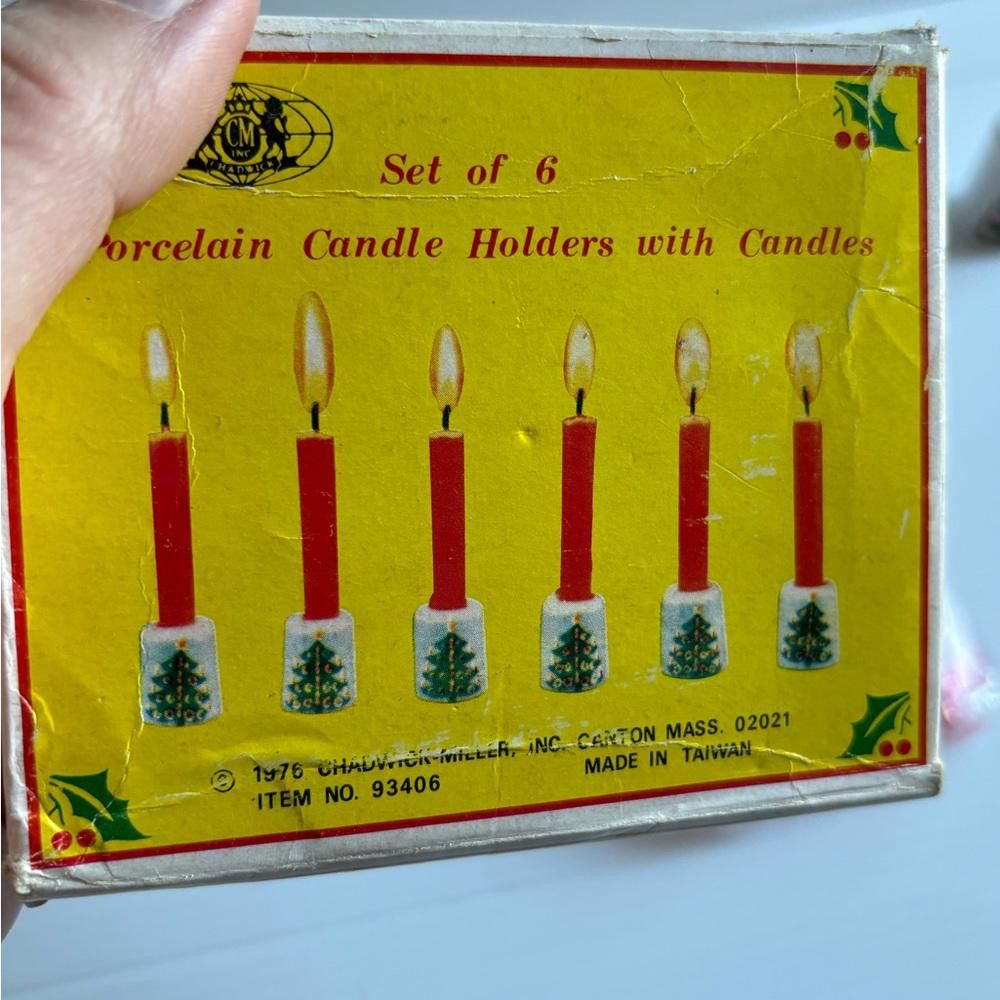 Designer Chadwick Miller Porcelain Candle Holders with Candles Size ONE SIZE - 2 Thumbnail