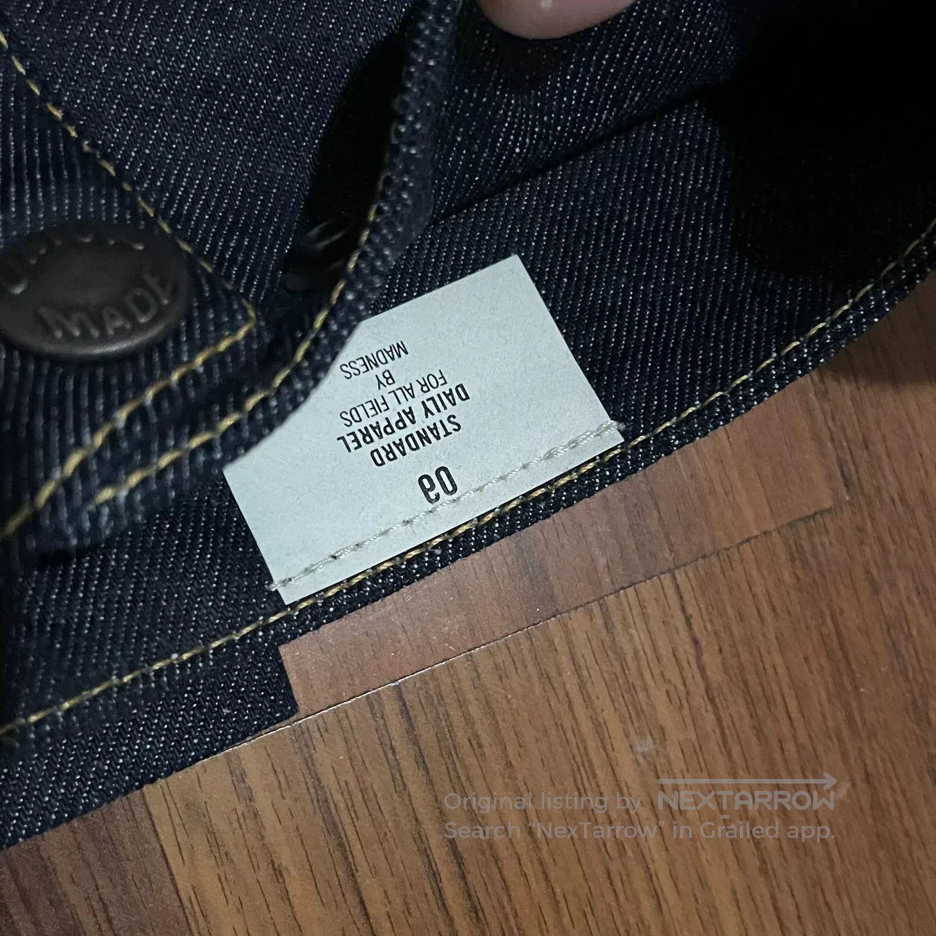 Madness MADNESS 20SS 20AW Selvedge Denim Jacket. Size US L / EU 52-54 / 3 - 7 Thumbnail