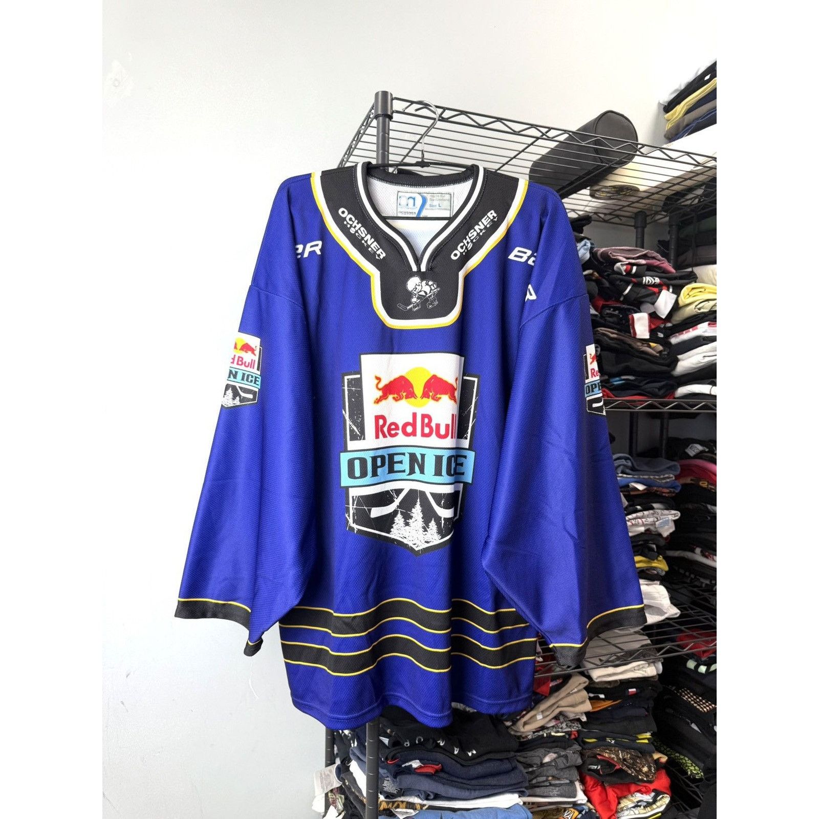 Red Bull Rare! Vintage 2014 Red Bull Bauer Hockey Jersey Monster Size US L / EU 52-54 / 3 - 1 Thumbnail