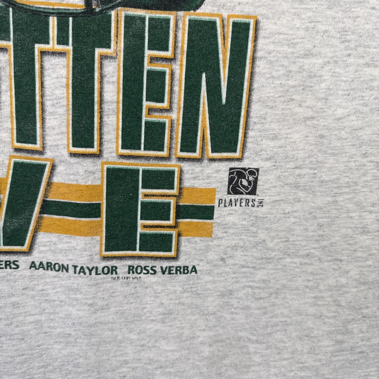 NFL Vintage Green Bay Packers Shirt Large Gray 90s Caricature Size US L / EU 52-54 / 3 - 6 Thumbnail