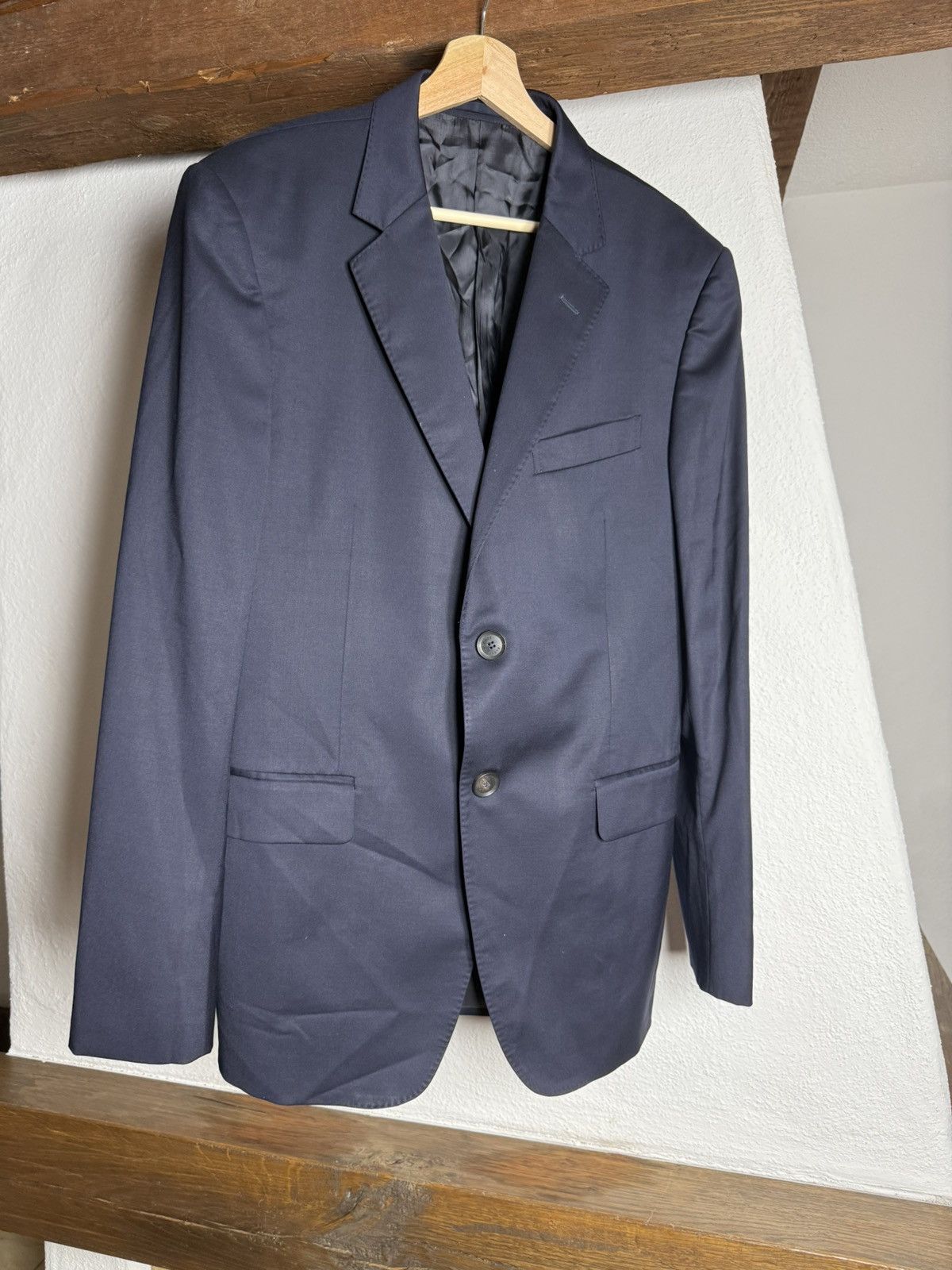 Gucci Gucci Navy Wool Blazer Classic Tailored Jacket Made in Italy Size 40R - 1 Thumbnail