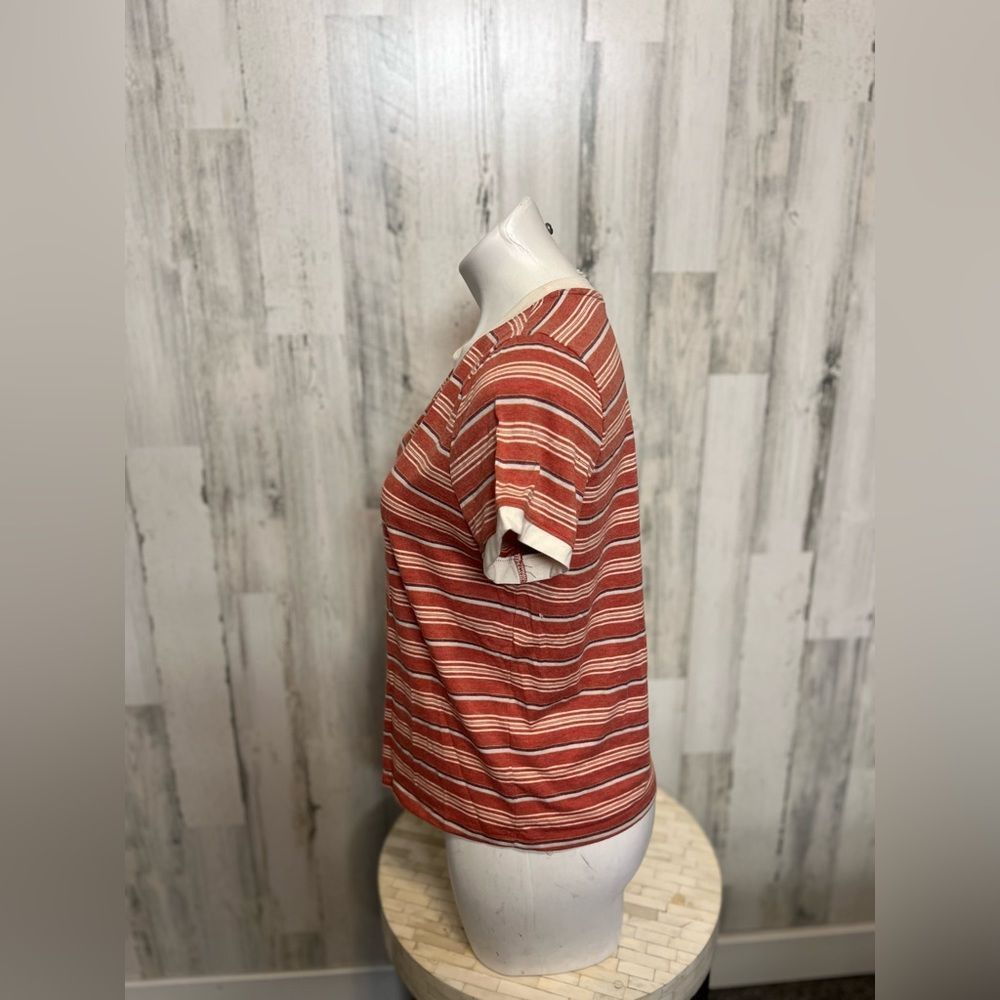 Other SO Red & White Striped Short Sleeve Tee Shirt Women’s XL Cas Size XL / US 12-14 / IT 48-50 - 2 Thumbnail
