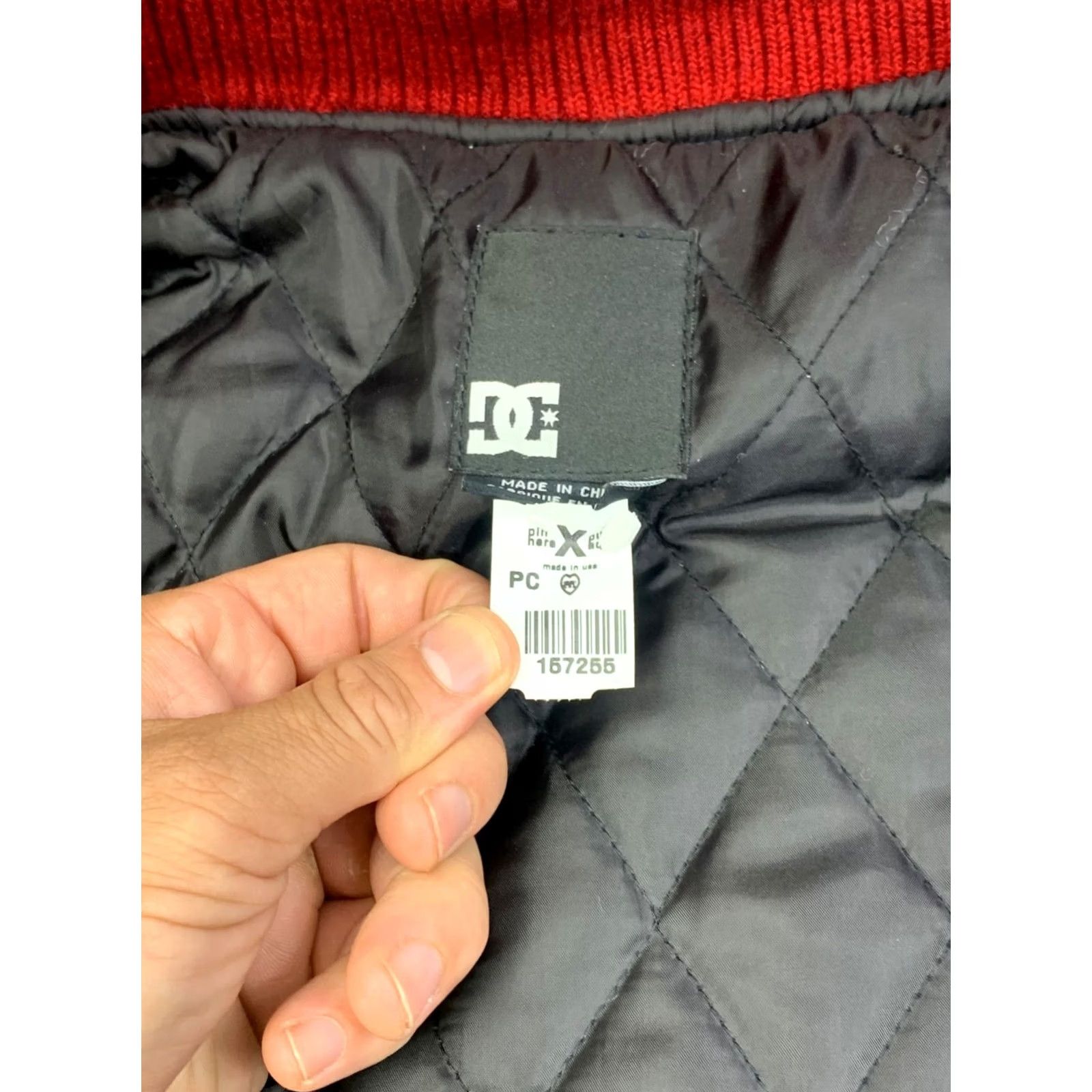 Vintage DC Shoes Varsity Jacket Men L Lined Button Logo Skateboarding Winter Fall Blue Varsity Jacket Mens Lined Logo DC Shoes Size US L / EU 52-54 / 3 - 3 Thumbnail