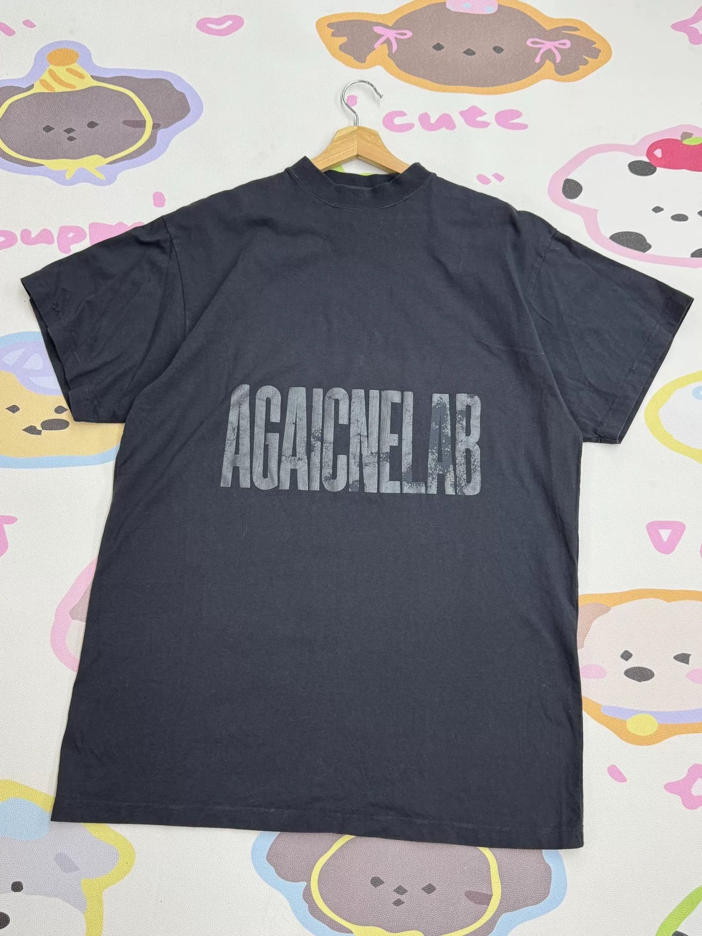 Balenciaga Balenciaga Letter Print Loose Short Sleeve Tee Size US M / EU 48-50 / 2 - 1 Thumbnail