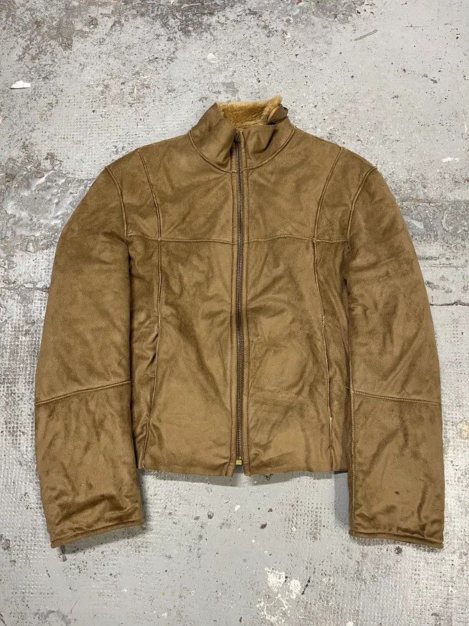 Dolce & Gabbana 2000s Dolce & Gabbana Beige Shearling Jacket Size US S / EU 44-46 / 1 - 4 Thumbnail
