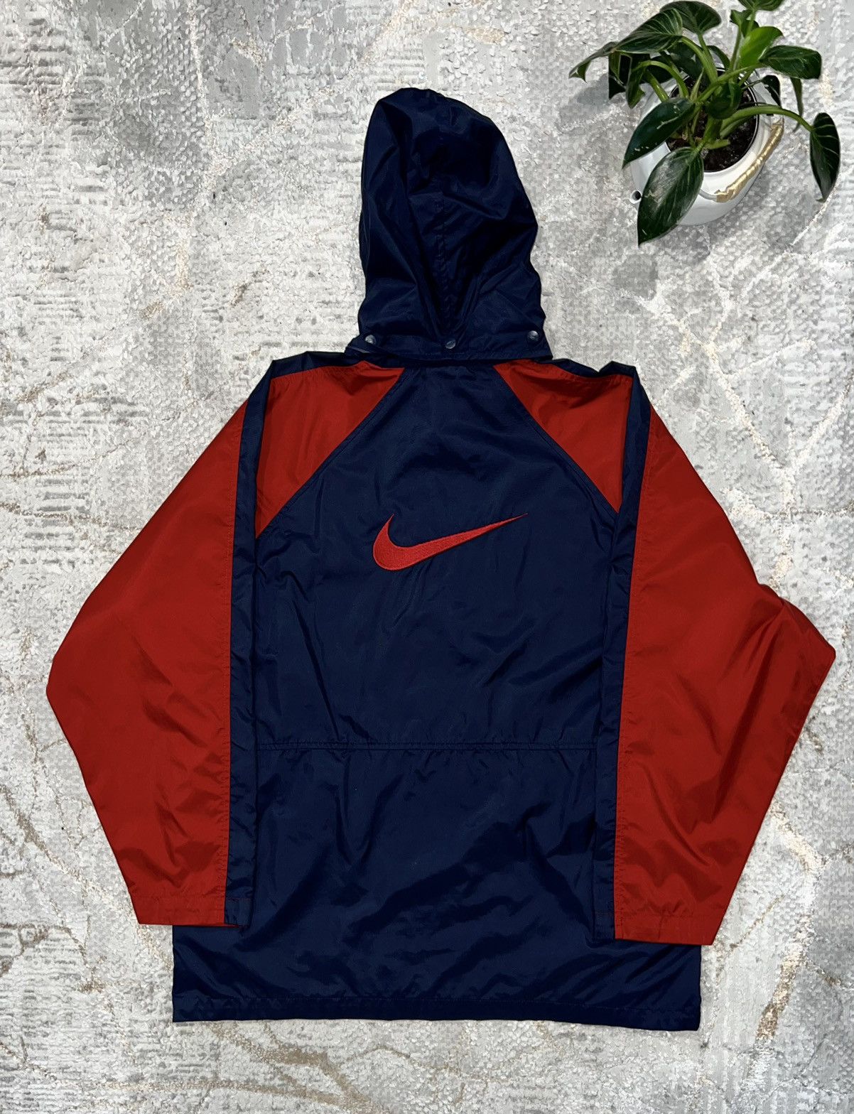 Nike × Vintage NIKE 90S VINTAGE 🦍 BOXY OVERSIZE NYLON WINDBREAKER JACKET Size US L / EU 52-54 / 3 - 2 Thumbnail