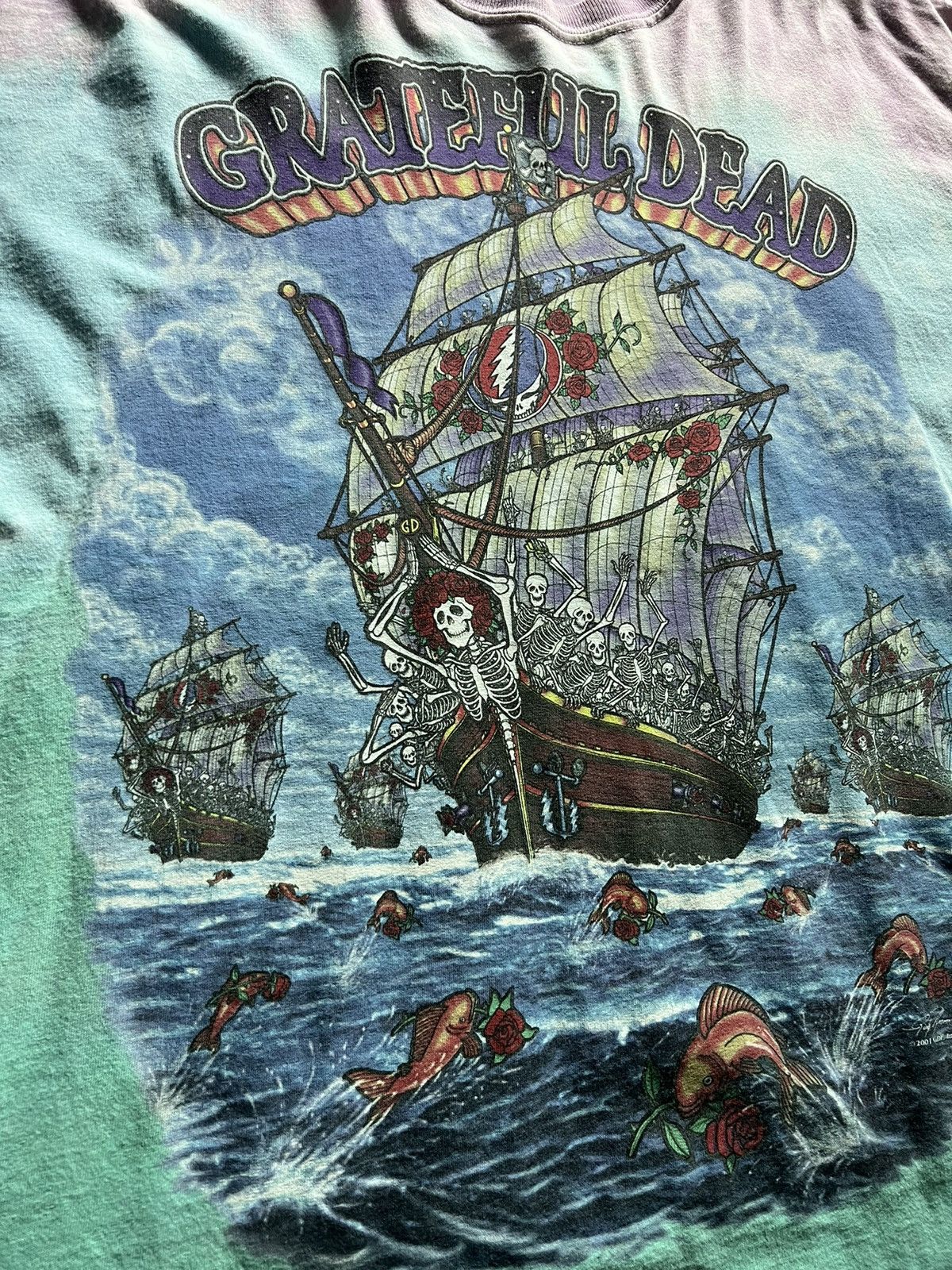 Band Tees × Vintage Vintage greatful dead Size US XL / EU 56 / 4 - 2 Thumbnail
