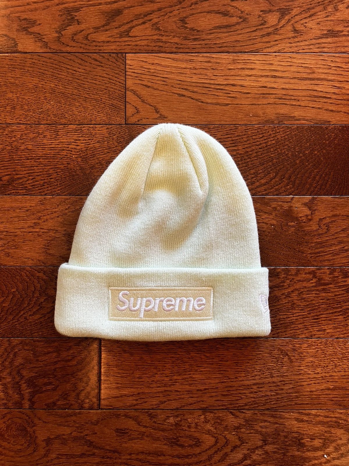 Supreme Supreme Box Logo Beanie Mint Size ONE SIZE - 1 Thumbnail