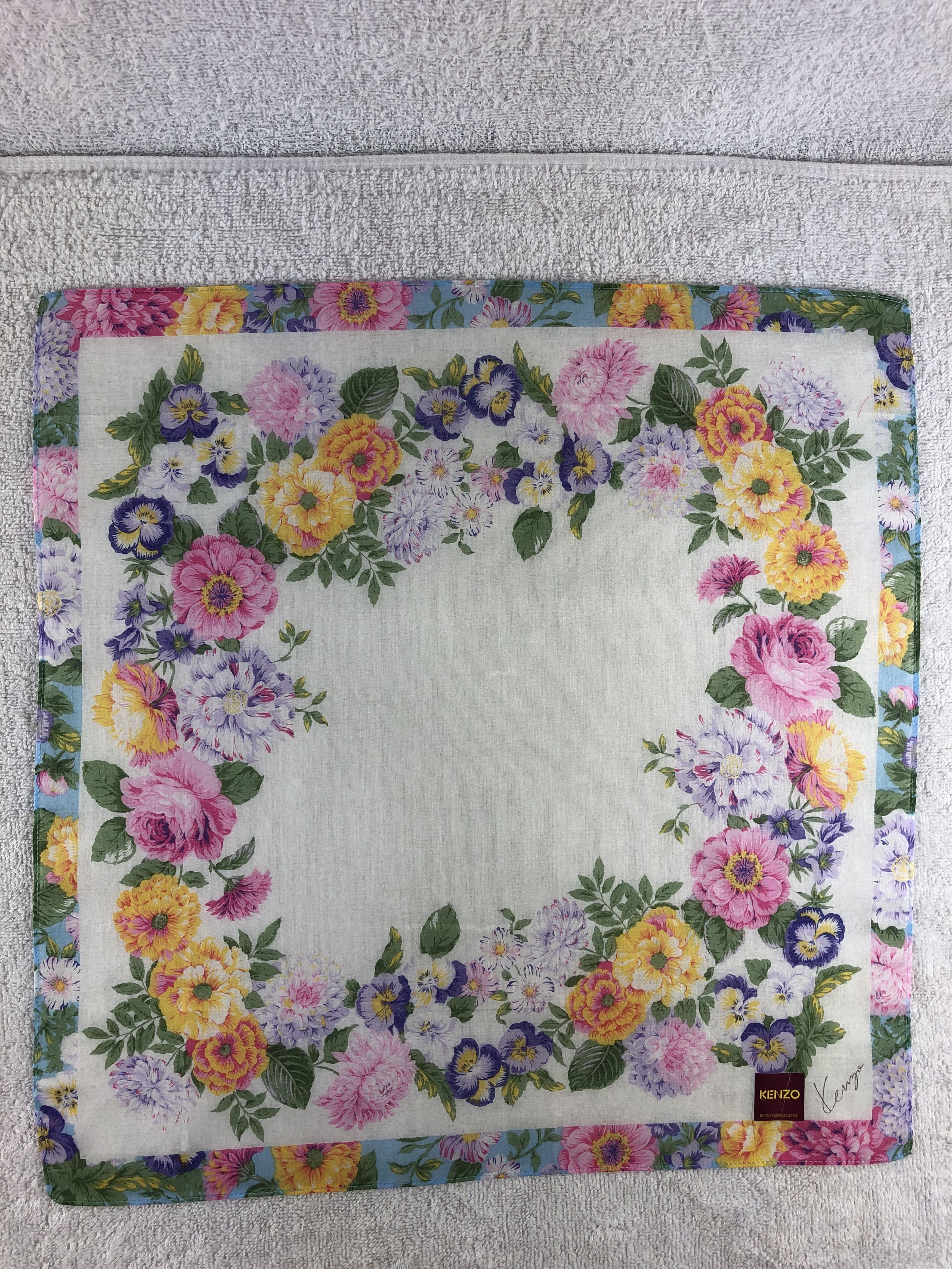 Kenzo × Vintage Kenzo Handkerchief / Bandana / Neckerchief Size ONE SIZE - 3 Thumbnail