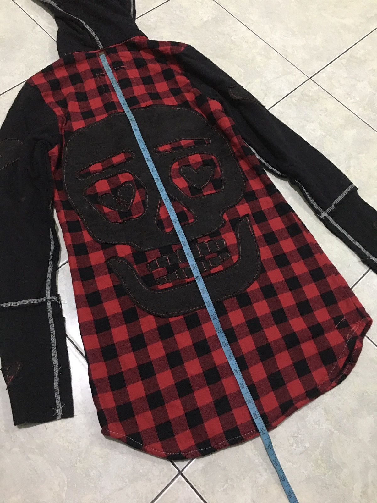 If Six Was Nine × Vintage Y2k Syc Fuk gothic skull patches hoodie Size M / US 6-8 / IT 42-44 - 10 Thumbnail