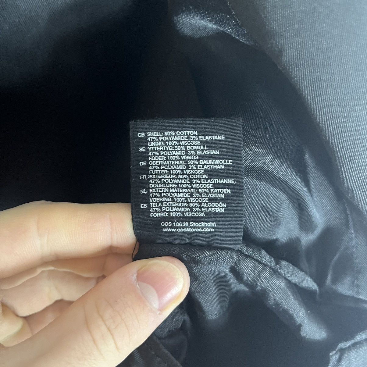 Cos COS Black Blazer Jacket Classic Formal Luxury Designer Size 52R - 6 Thumbnail