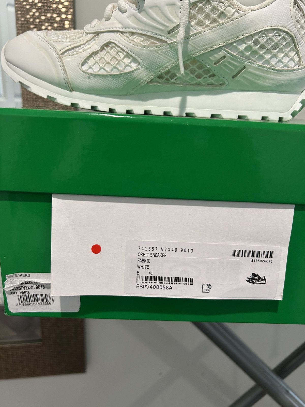 Bottega Veneta × Designer Bottega Veneta orbit sneakers all white size 41 (8 Men’s) Size US 9.5 / IT 39.5 - 11 Thumbnail