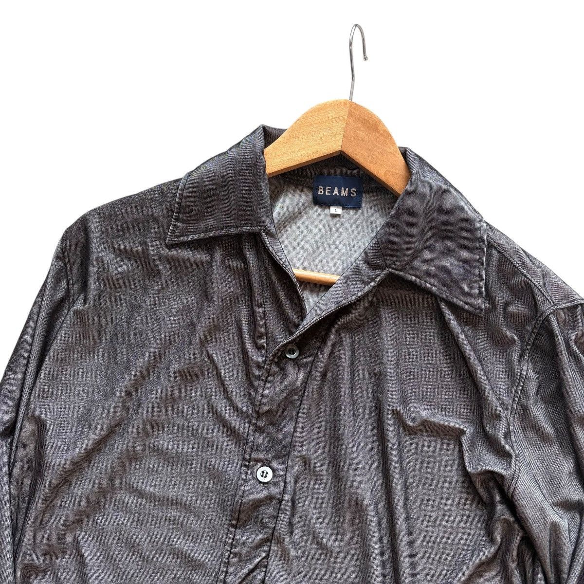 Beams Plus BEAMS WIDE COLLAR RETRO SHIRT Size US M / EU 48-50 / 2 - 2 Thumbnail