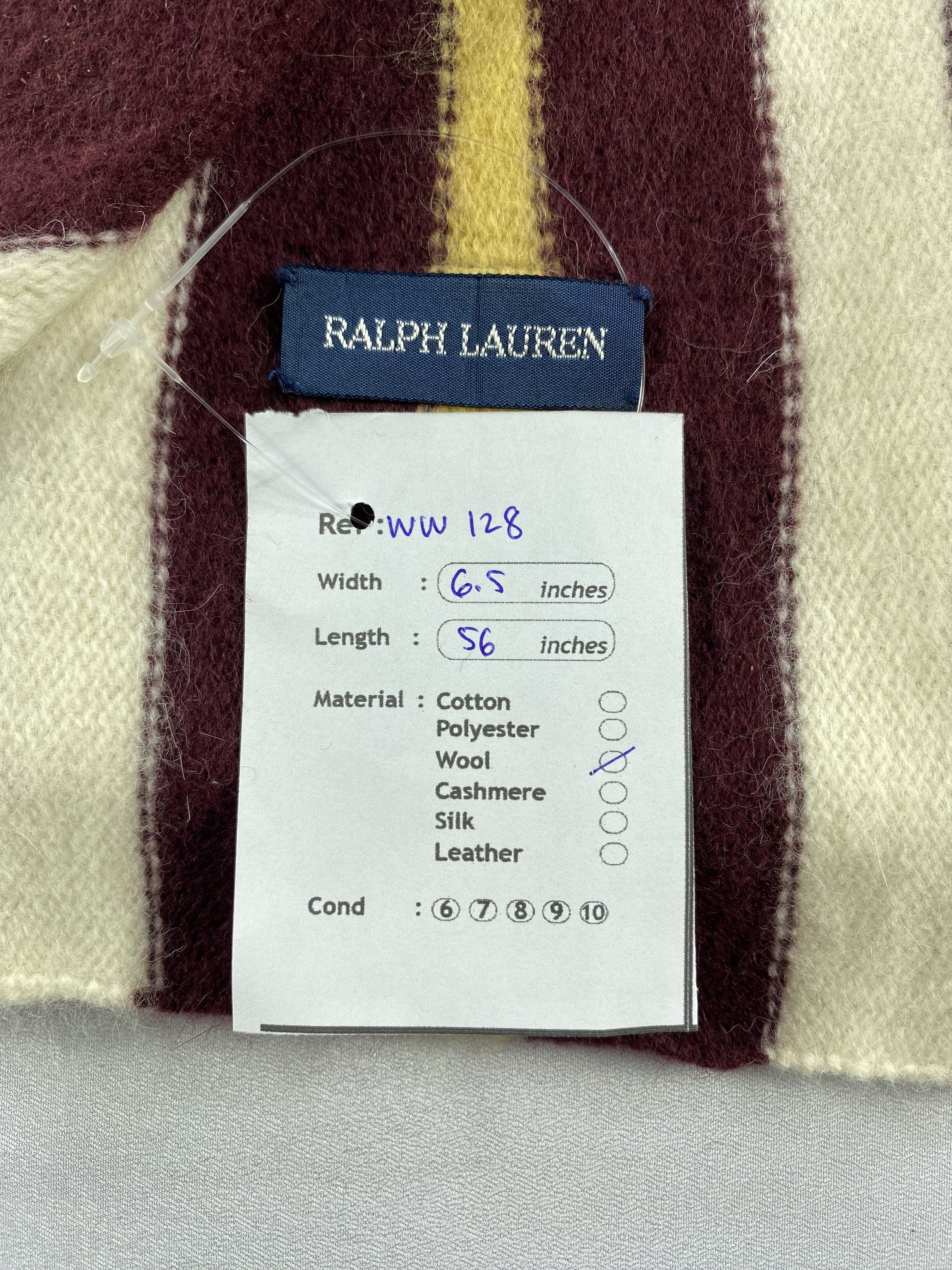 Ralph Lauren Ralph Lauren Scarf / Muffler / Neckwear - WW128 Size ONE SIZE - 10 Thumbnail