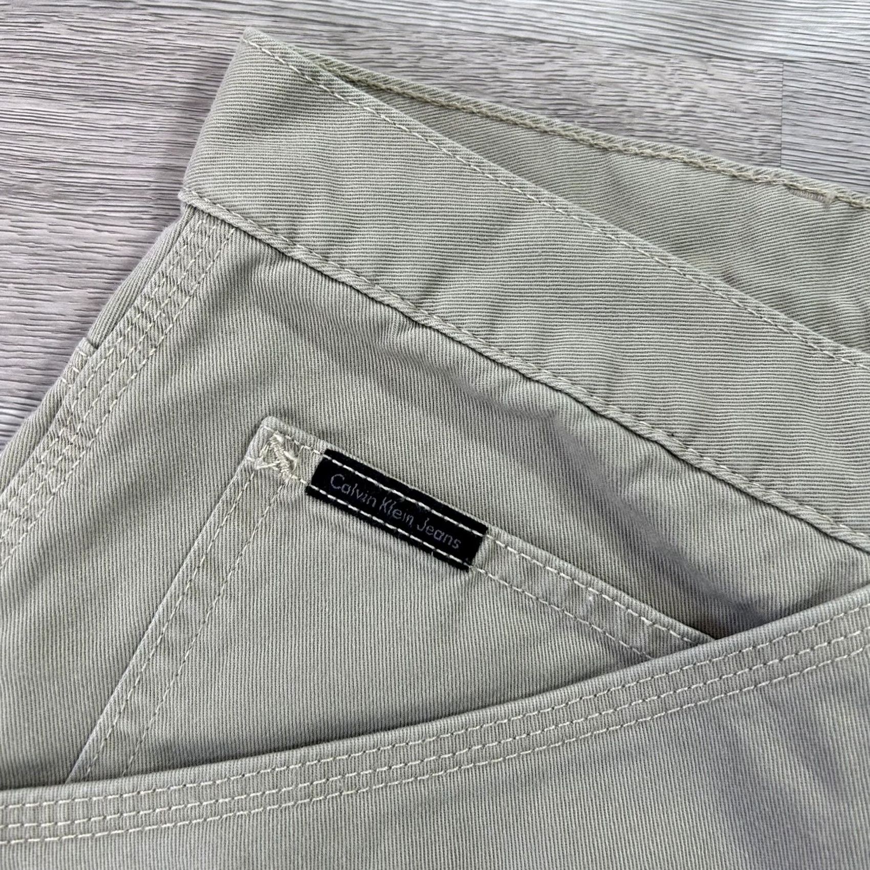 Vintage VINTAGE Calvin Klein Jeans Pants Mens 36x34 Beige Carpenter Workwear Y2K Size US 36 / EU 52 - 4 Thumbnail