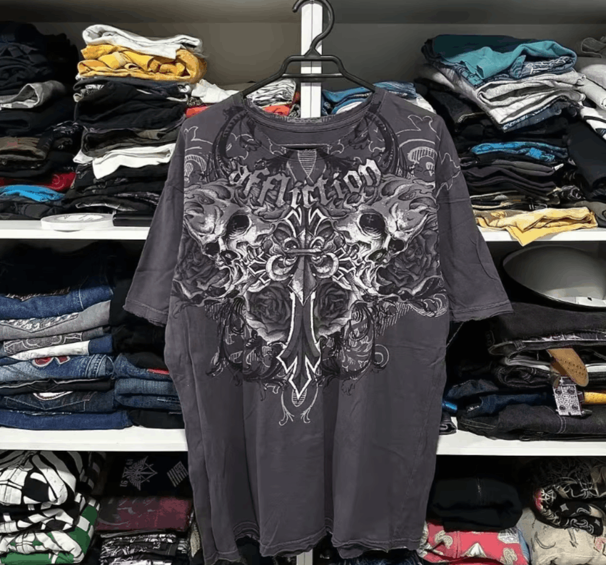 Japanese Brand Y2K Retro Affliction Scarecrow Size US L / EU 52-54 / 3 - 7 Thumbnail