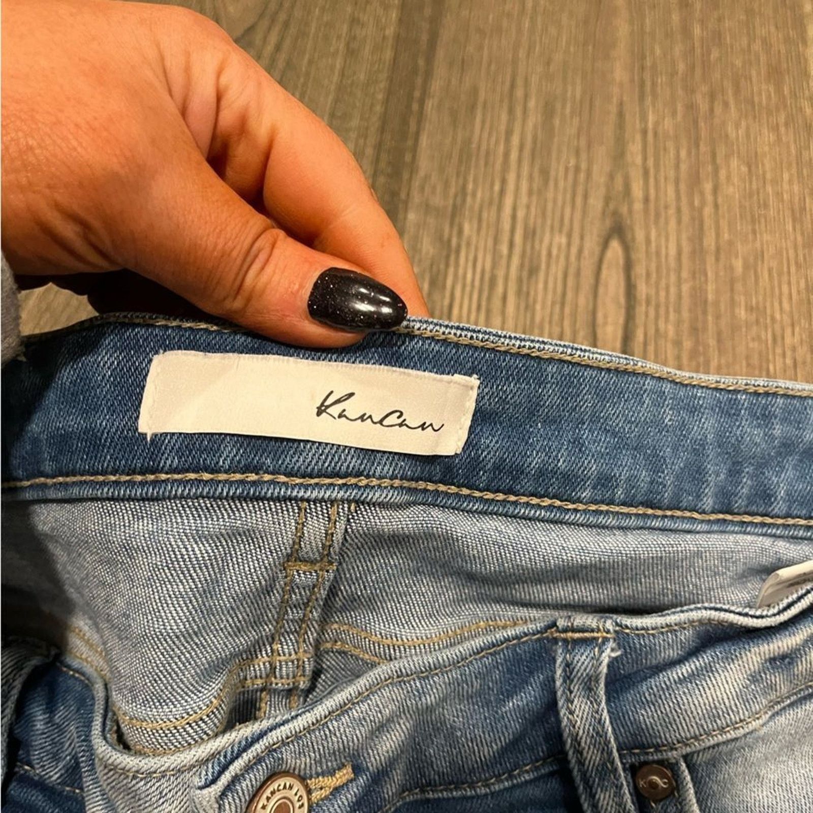 Vintage KanCan Womens XL Skinny Jeans Jeggings Distressed Stretch Size 34" / US 12 / IT 48 - 7 Thumbnail