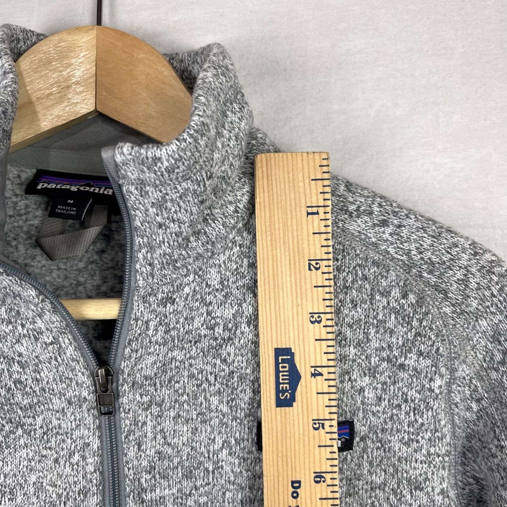 Patagonia Patagonia Better Sweater Womens Medium Gray Pullover Zip Pocket Fleece 25617 Size M / US 6-8 / IT 42-44 - 6 Thumbnail