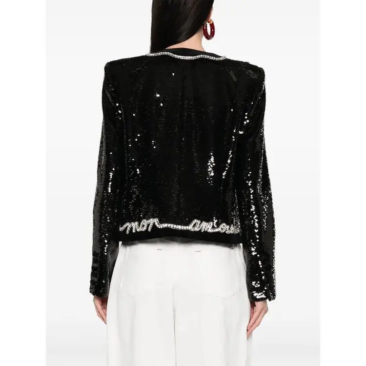 Balmain o1s1wg111225 Jacket in Black Size XL / US 12-14 / IT 48-50 - 3 Thumbnail