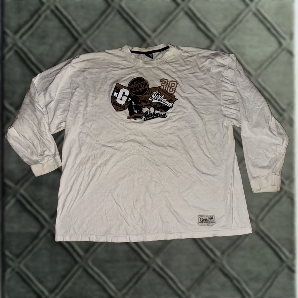 Vintage VINTAGE Marithe Francois Girbaud Shirt Mens 4XL Long Sleeve White Crew Neck Logo 90s Grunge Streetwear Size US XXL / EU 58 / 5 - 1 Thumbnail