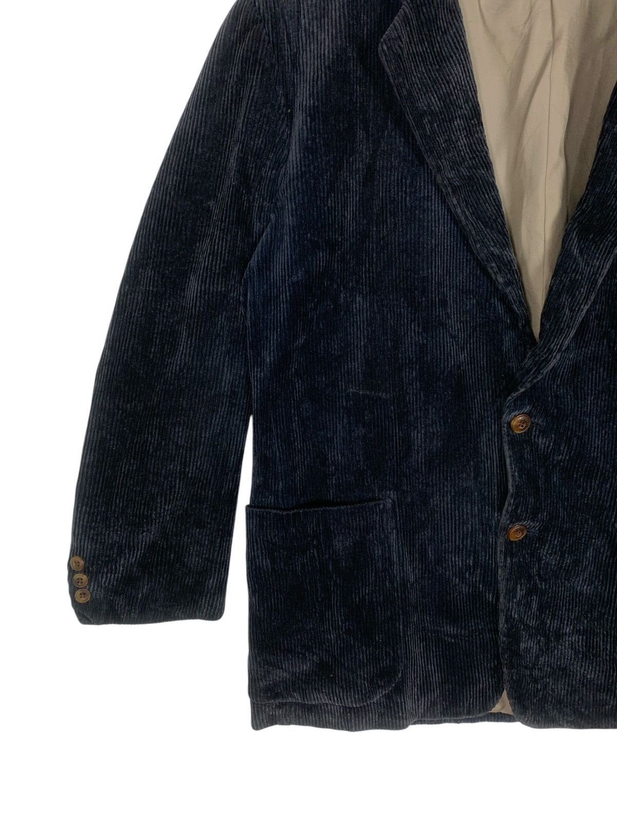 Burberry Vintage Burberry London Designer Luxury Corduroy Blazer Size US M / EU 48-50 / 2 - 3 Thumbnail