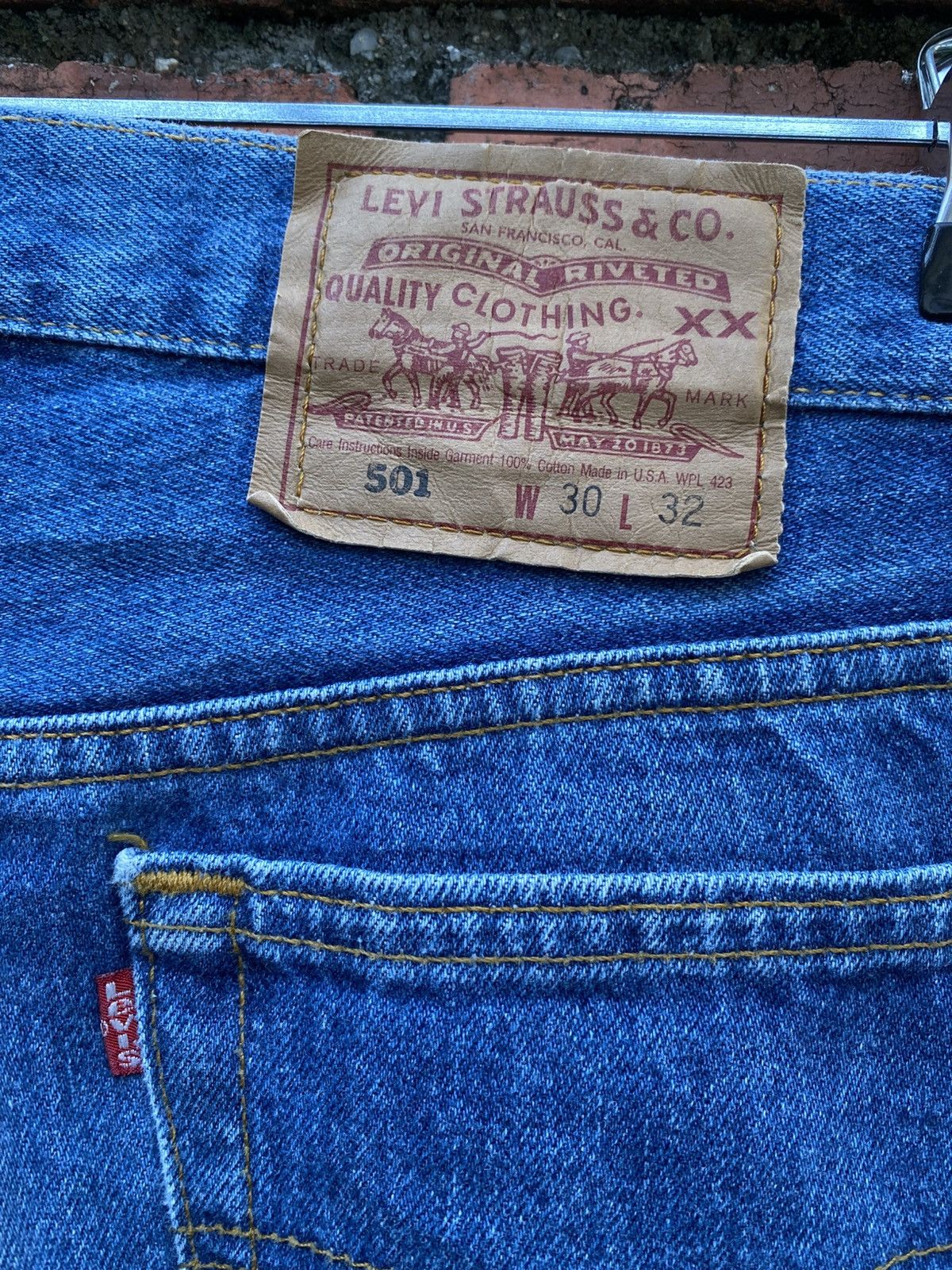 Levi's Vintage Clothing W30x31 Vintage levi's 501 made in USA 90s Size US 30 / EU 46 - 5 Thumbnail