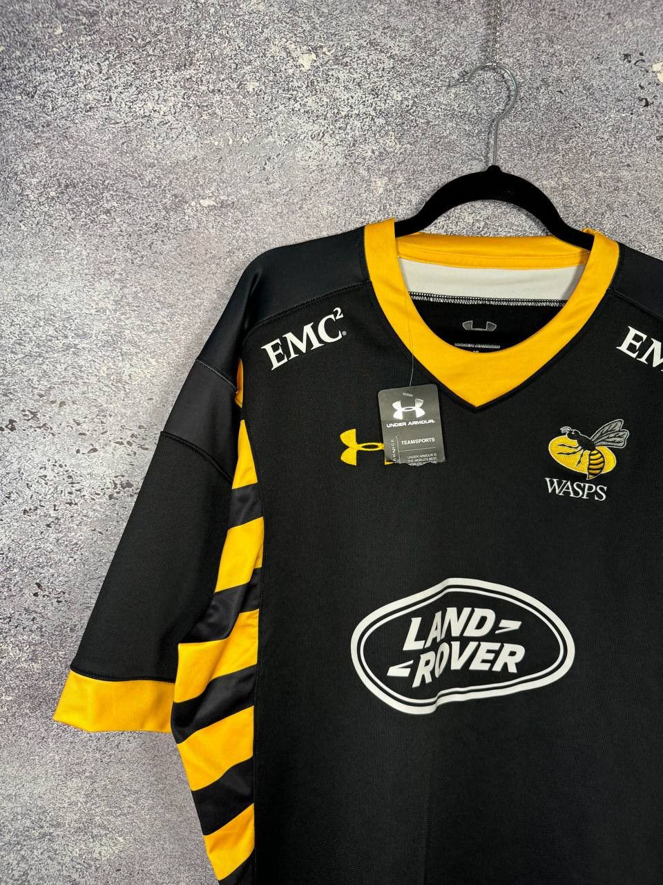 Under Armour Wasps Rugby Shirt XL Home 2015/16 Under Armour Jersey Size US XL / EU 56 / 4 - 3 Thumbnail