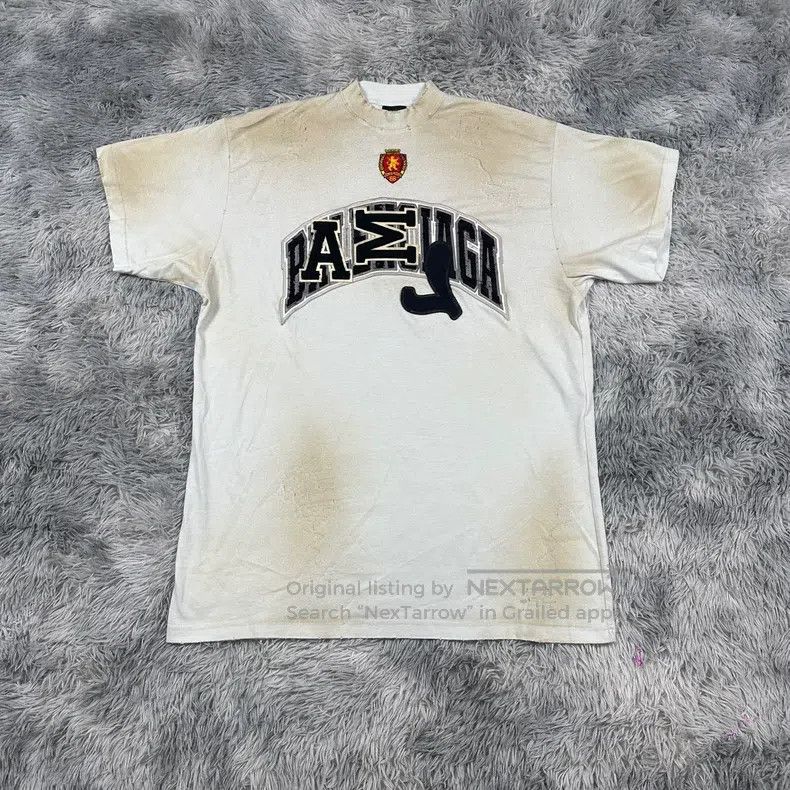 Balenciaga Balenciaga Distressed Manchester United Short Sleeve T-Shi Size US S / EU 44-46 / 1 - 1 Thumbnail