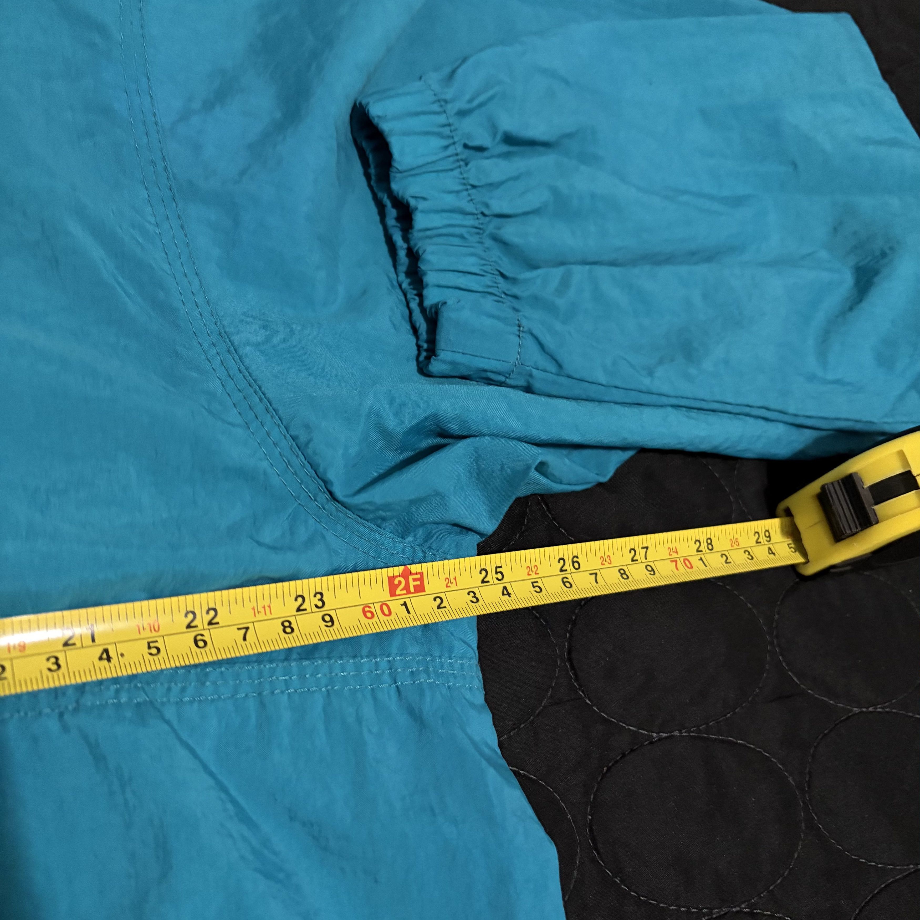 Nike VTG turquoise Y2K 90s Nike Anorak Windbreaker Large Size US L / EU 52-54 / 3 - 4 Thumbnail
