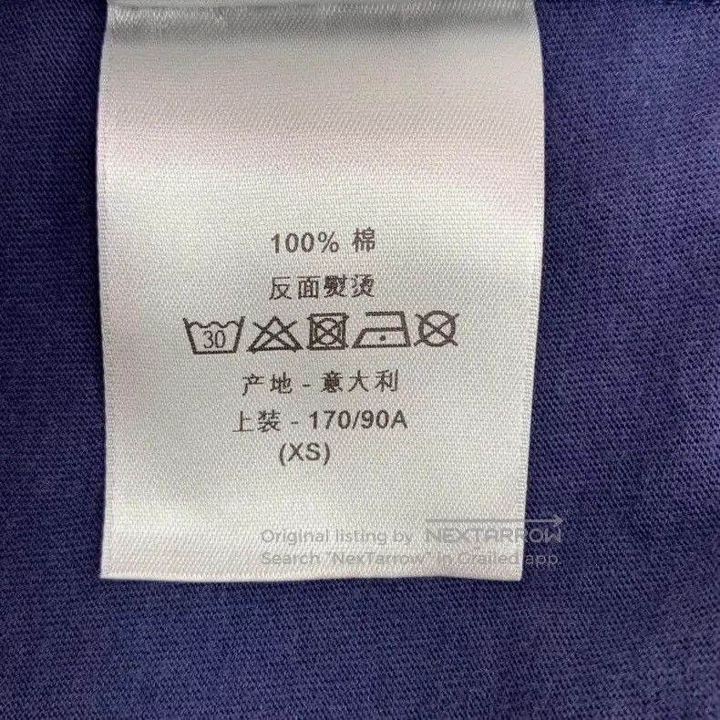 Dior Dior Dark blue logo letter embroidery cotton round-neck sh Size US XS / EU 42 / 0 - 8 Thumbnail