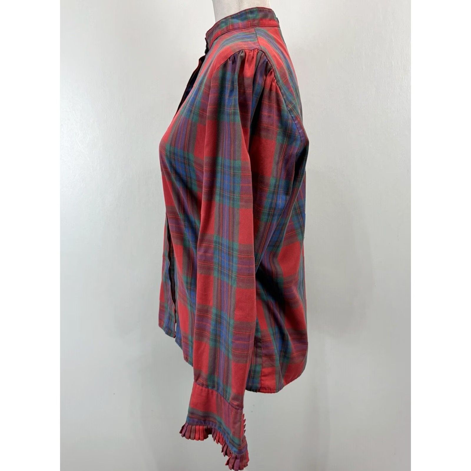 Levi's VINTAGE Levi's Plaid Western Shirt Women's Red Size 14 1970s Size XL / US 12-14 / IT 48-50 - 2 Thumbnail