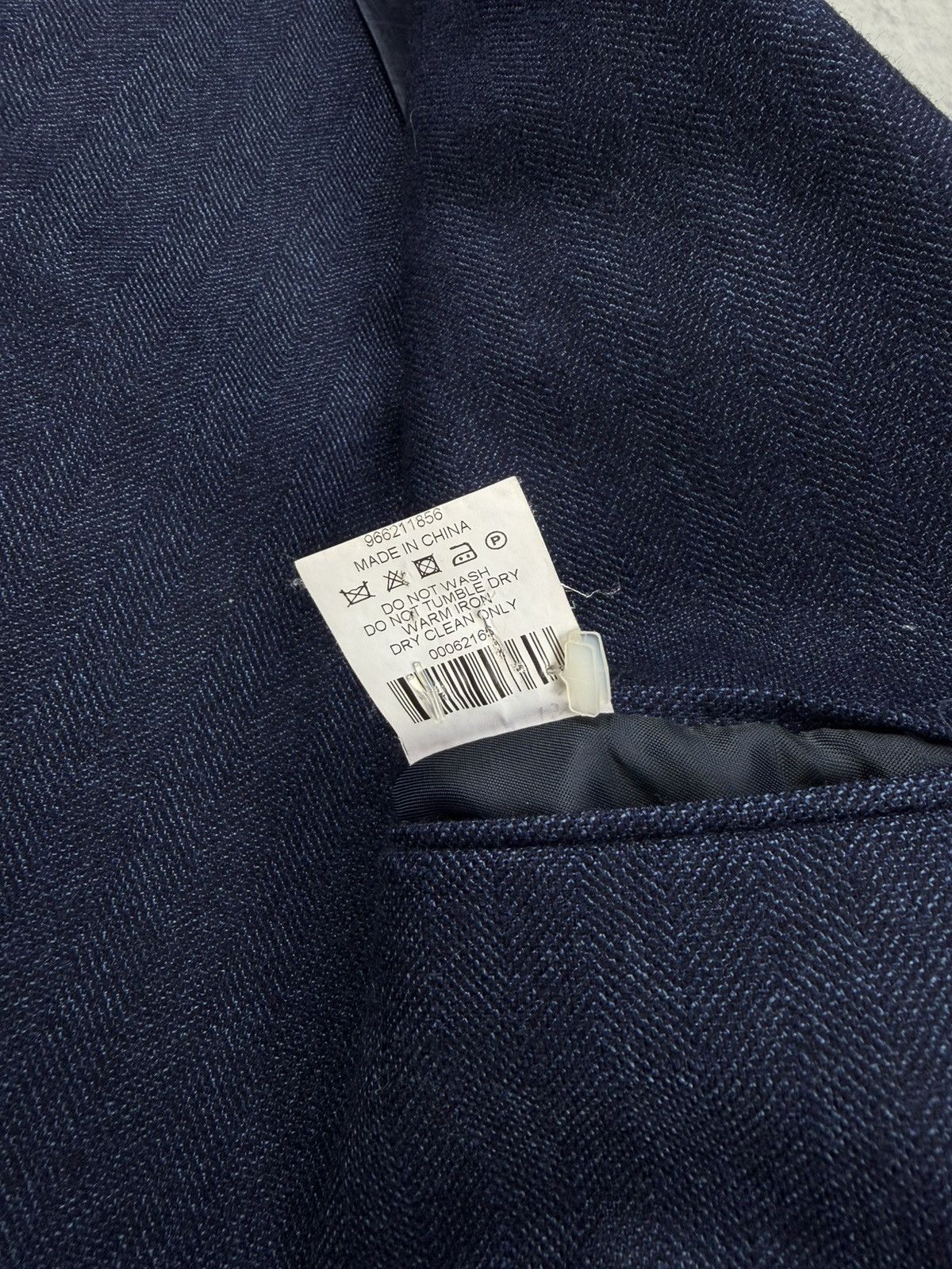 Hardy Amies Hardy Amies Wool Blazer Navy Size 46R Size 36R - 12 Thumbnail