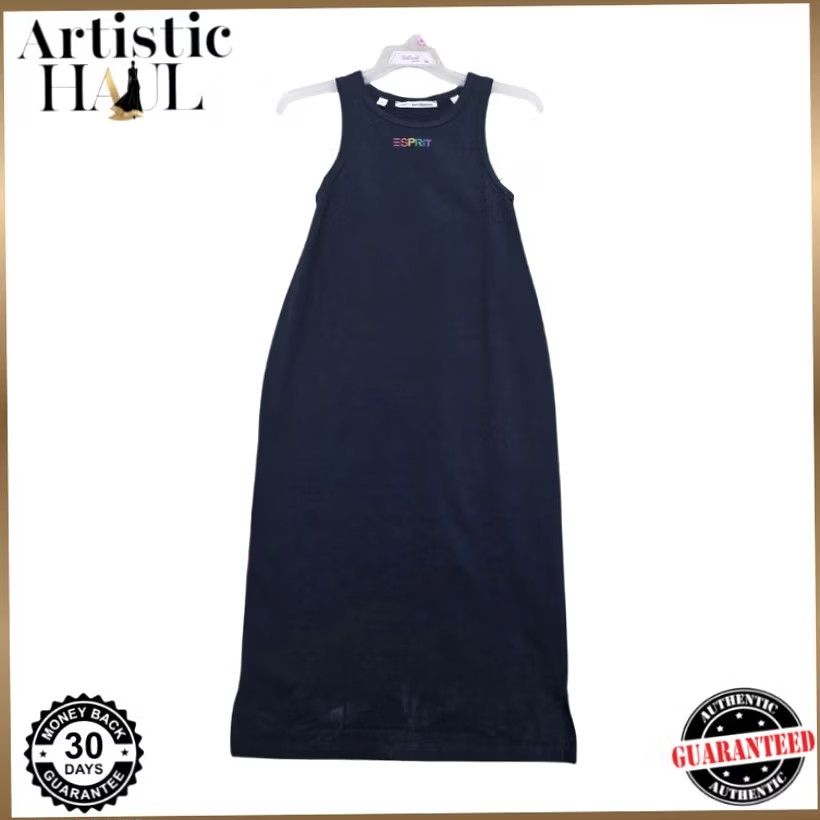 Esprit Esprit Black Sleeveless Maxi Dress M Women Solid Size M / US 6-8 / IT 42-44 - 2 Thumbnail