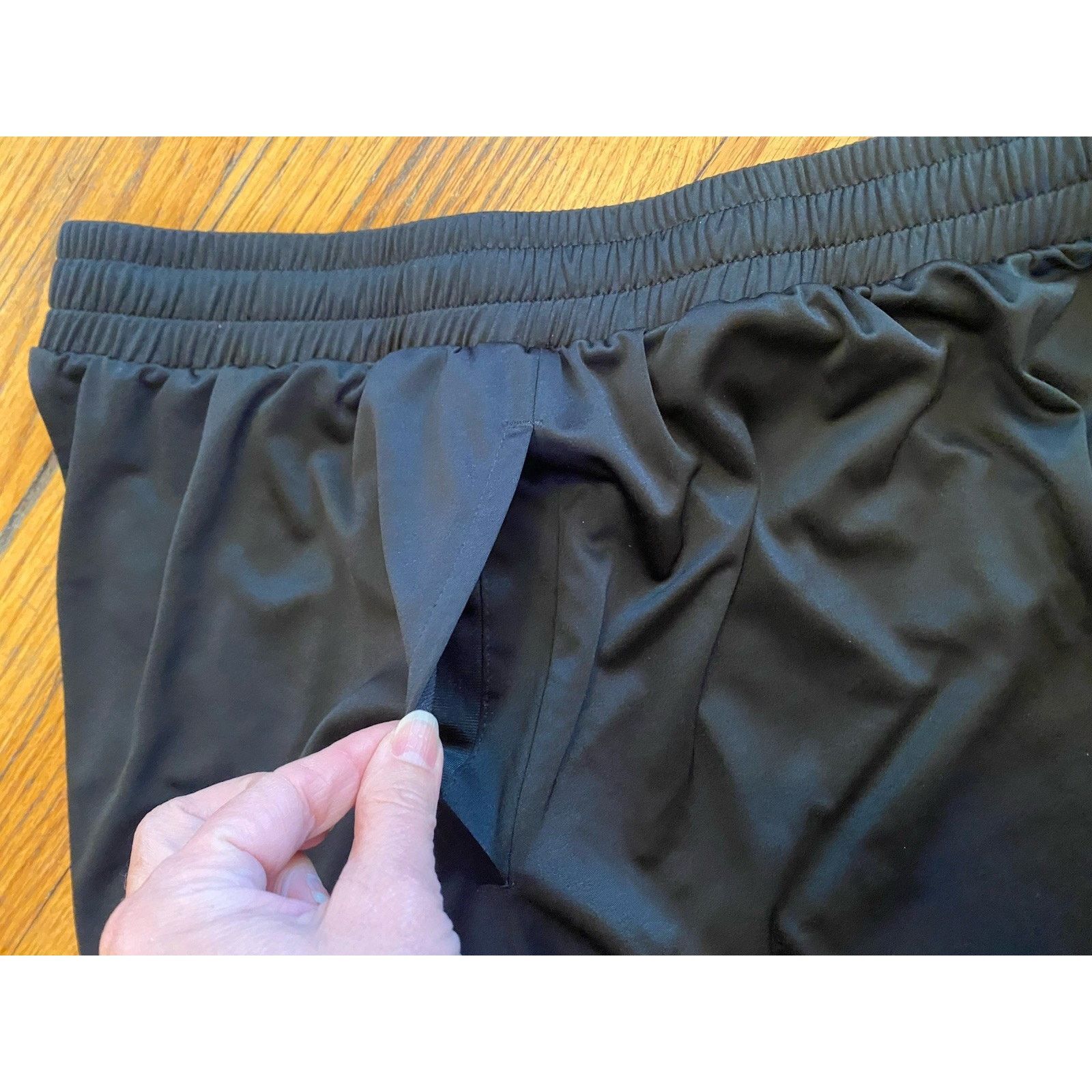Adidas Adidas Athletic Black Shorts Men’s 2XL Pockets Drawstring Size US 38 / EU 54 - 2 Thumbnail