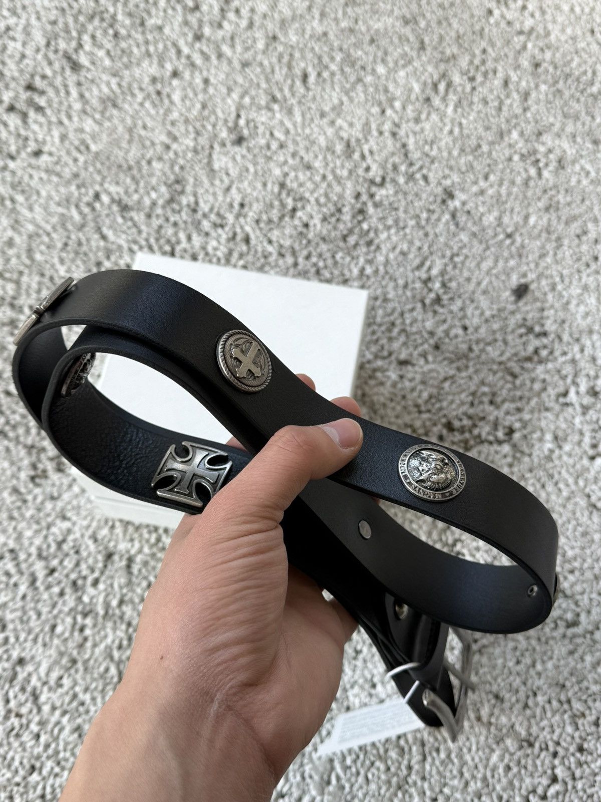 PROJECT G/R PROTOCOL INDEX Concho Belt-Black Size ONE SIZE - 6 Thumbnail