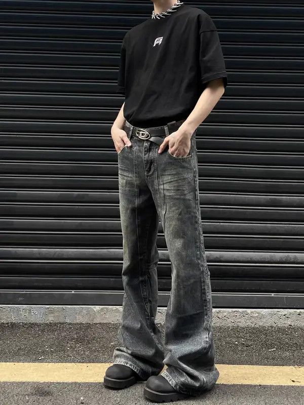 VIBE Light Blue Vintage Loose Casual Jeans Size US 33 - 6 Thumbnail